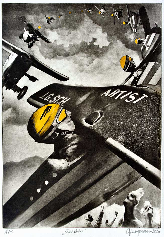 111 "Künstler" Radierung 21x29.5cm, 2026