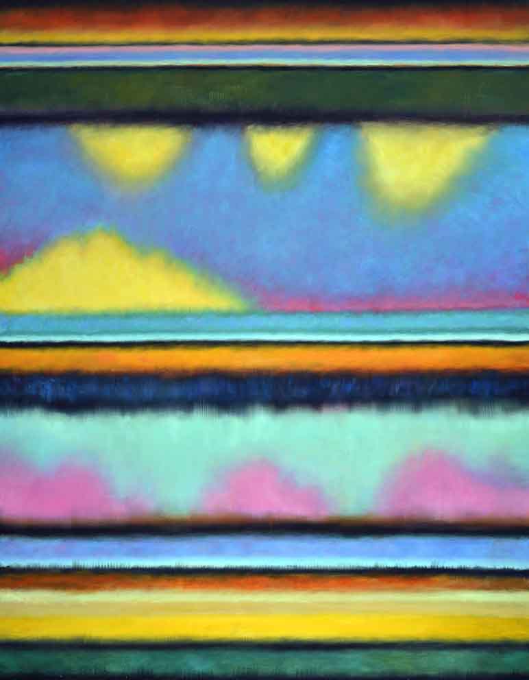 07 Tonspuren S4 Öl LW, 140 x180cm, 2014