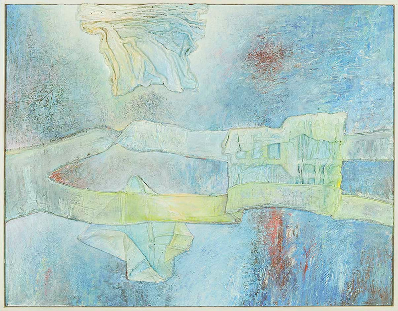 08 O.T., Gipsrelief bemalt, 71 x 91 x 5cm, 1992