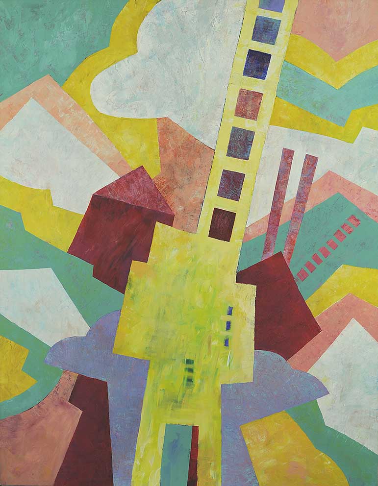 01 Lend skab, Acryl auf LW, 140 x 180cm, 1989/90