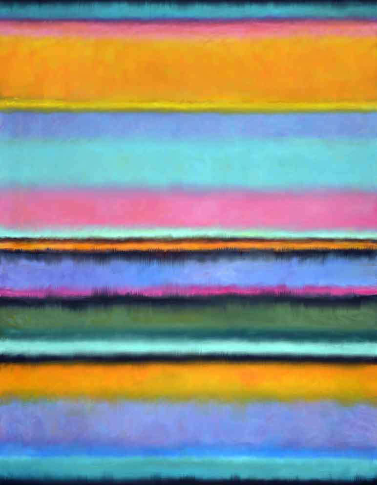 10 Tonspuren S4 Öl LW, 140 x180cm, 2014