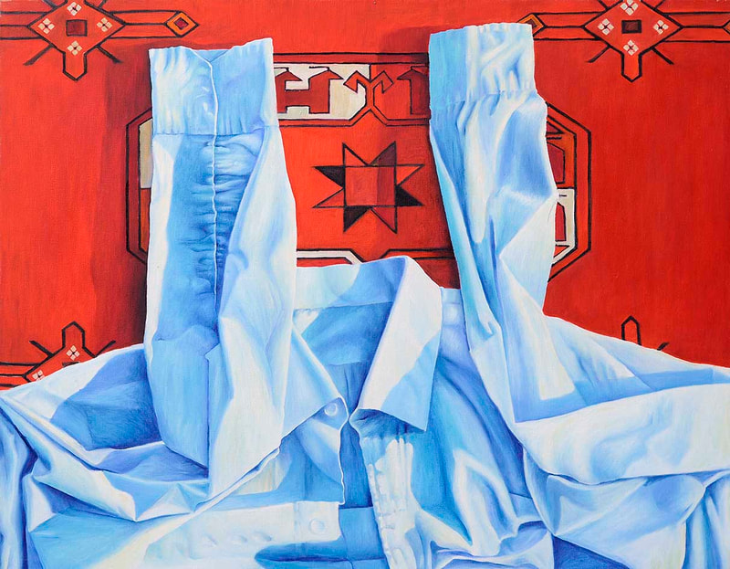 10 Vom Sprechen der Hüllen, Öl auf LW, 70 x 90cm, 1997