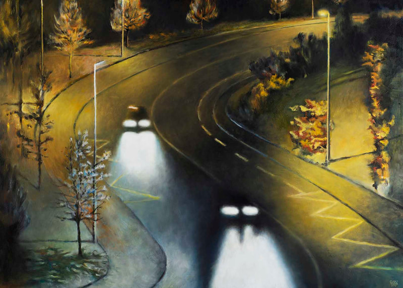 Stationen 10, L.i.L. November, Öl auf LW, 100x140cm, 2017
