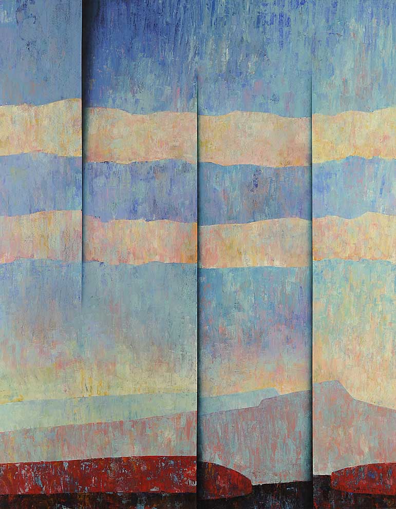 11 Lend skab, Acryl auf LW, 140 x 180cm, 1992