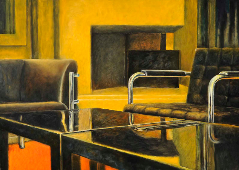 Interiors 11 (Stille 2), 100 x 140cm, Öl LW, 2008