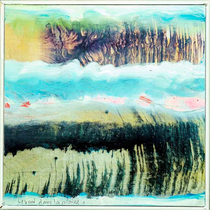 11 Tonspuren S6, Debussy, "Le vent dans la plaine" MDF, 20 x 20cm, 2019 - 1