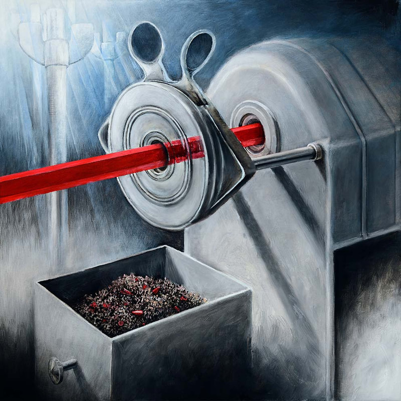 Interiors 23 (Passequa 3), 60 x 60cm, Acryl auf LW, 2018