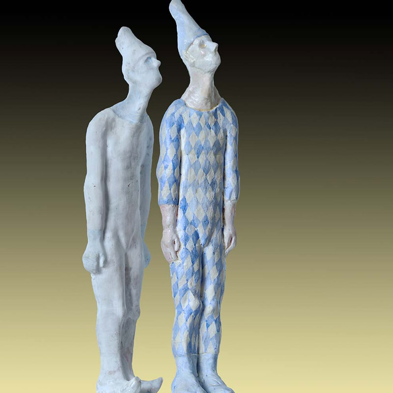 12 Bozzetti, "Artist 2" & "Artist 1" 20x4x3.5cm, 1982