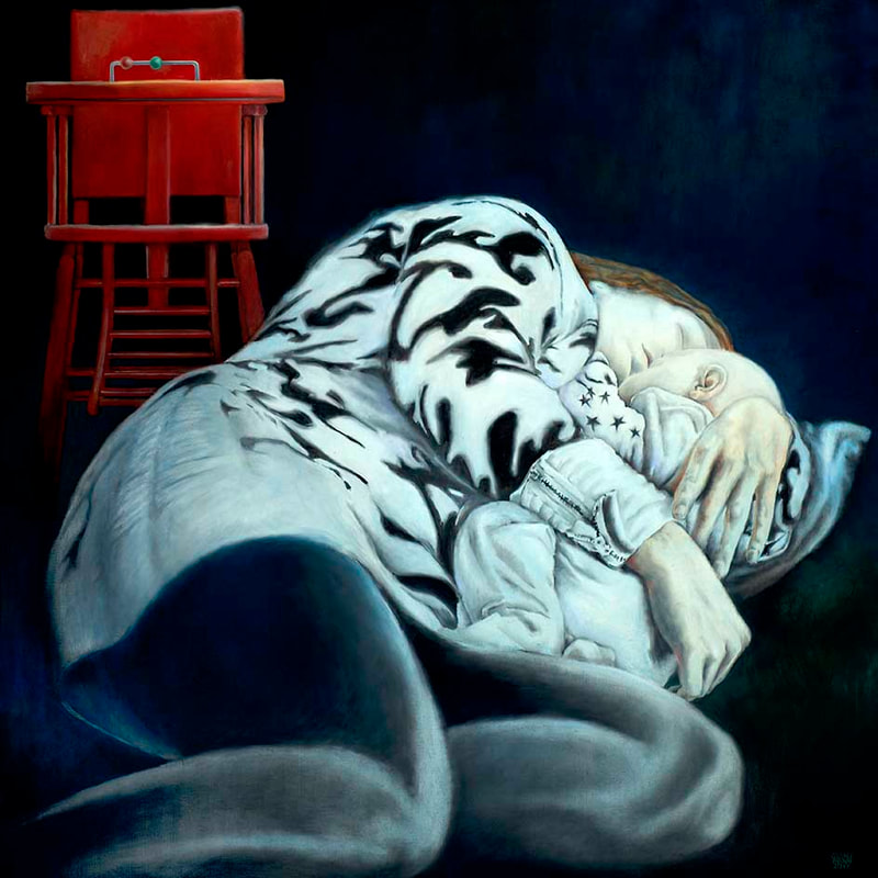 23 G&H. Version 2, Öl LW 120x120cm, 2017