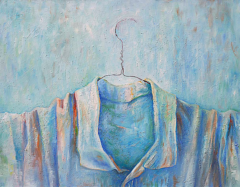 12 Vom Sprechen der Hüllen, Öl auf LW, 70 x 90cm, 1997