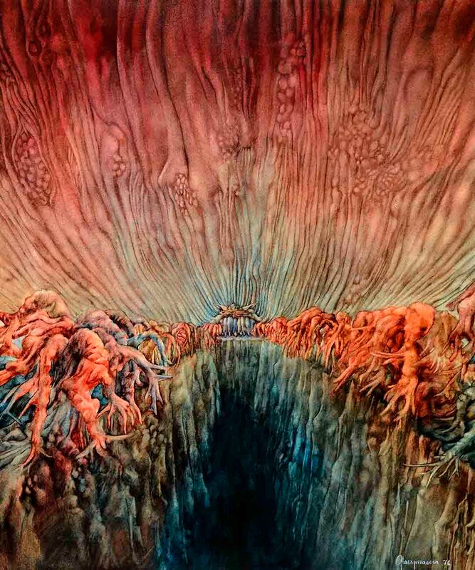 12 Capitol 2, Aquarell, 40 x 48cm, 1976