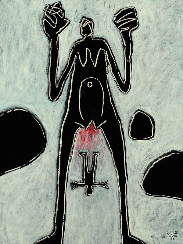 14 Translocation, Acryl auf HK, 60 x 80cm, 1993