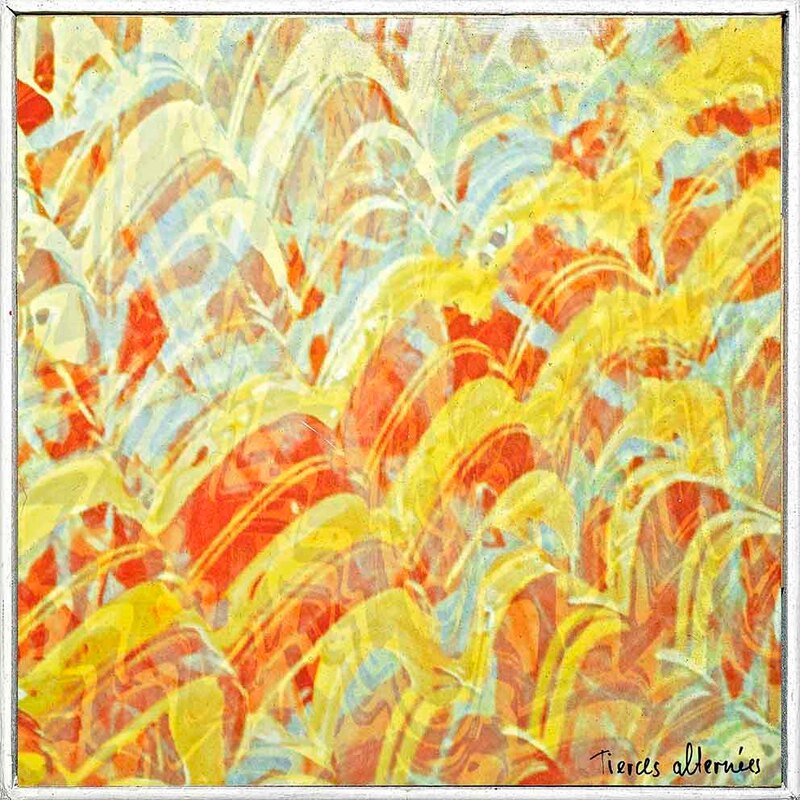 14 Tonspuren S6, Debussy, "Tierces alternées" MDF, 20 x 20cm, 2019 - 1
