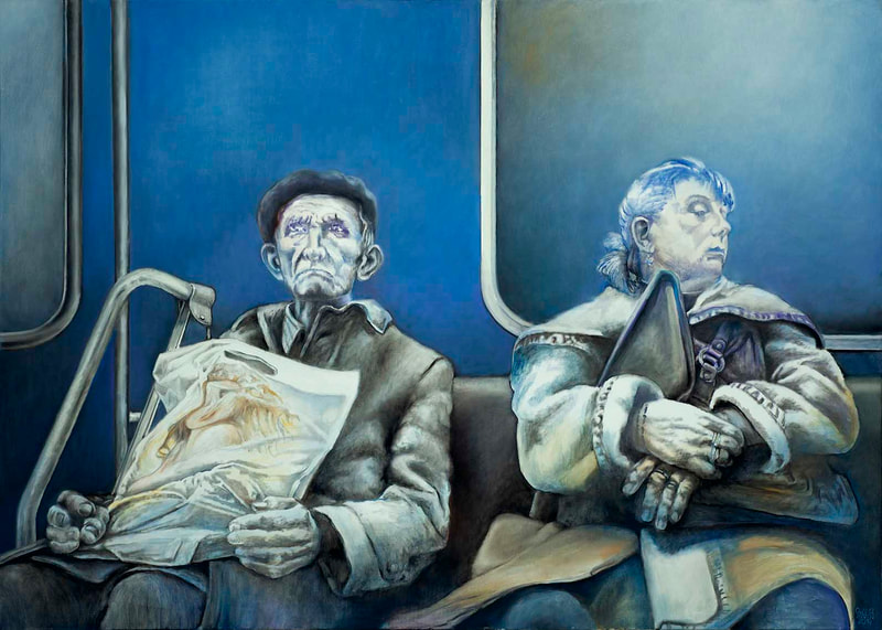 Stationen 14, Déak Ferenc, Öl auf LW, 100x140cm, 2019