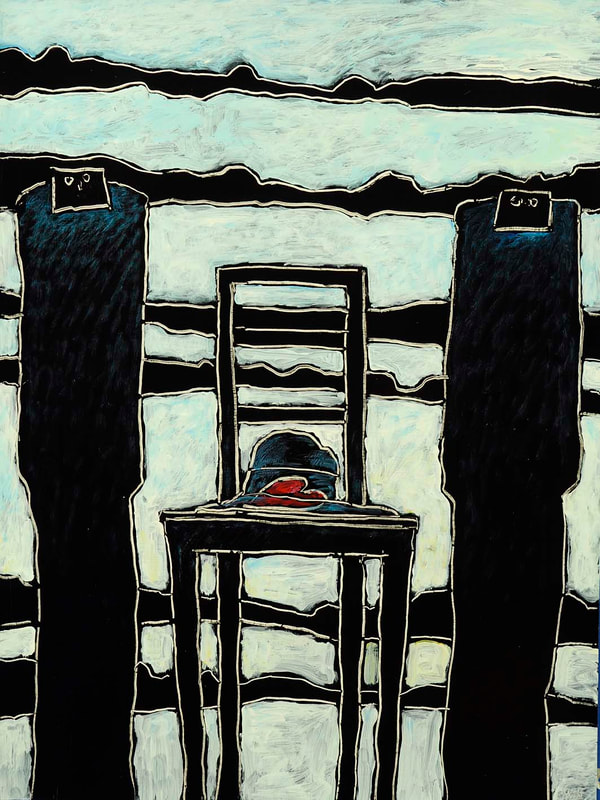 15 Translocation, Acryl auf HK, 60 x 80cm, 1993