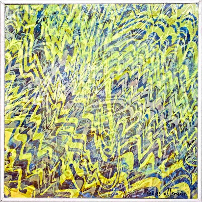 15 Tonspuren S6, Debussy, "Tierces alternées" MDF, 20 x 20cm, 2019 - 2
