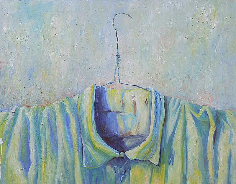 15 Vom Sprechen der Hüllen, Öl auf LW, 70 x 90cm, 1997