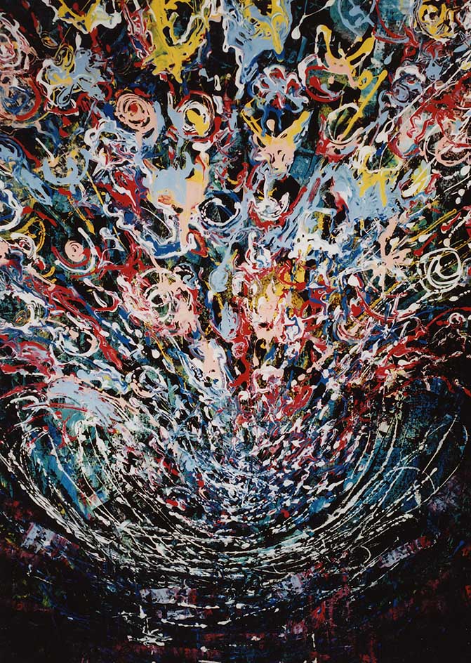 15 Gefäss, Öffnung, Acryl auf Papier, 91 x 128cm, 1995*.jpg