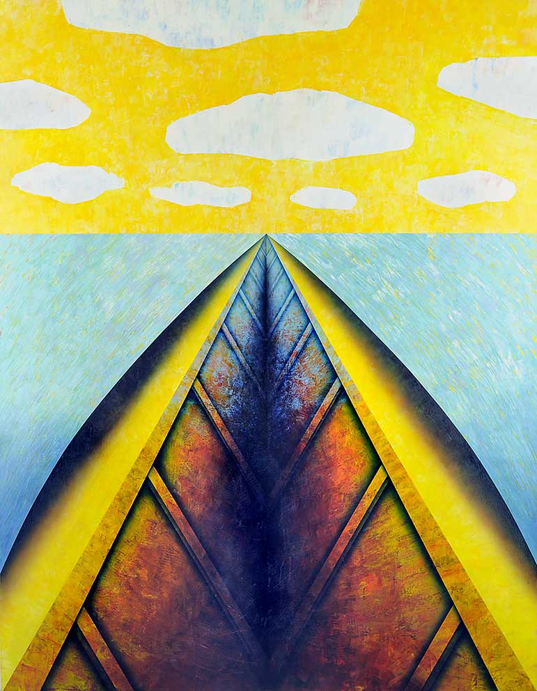 19 Lend skab, Acryl auf LW, 140 x 180cm, 1993