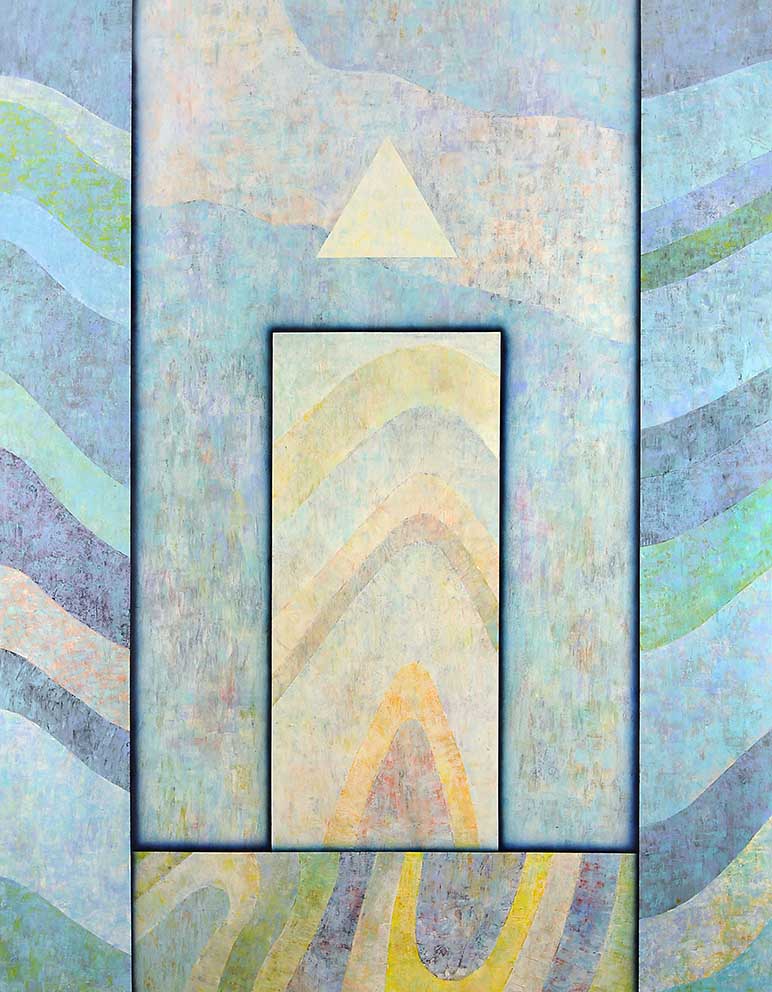 21 Lend skab, Acryl auf LW, 140 x 180cm, 1993