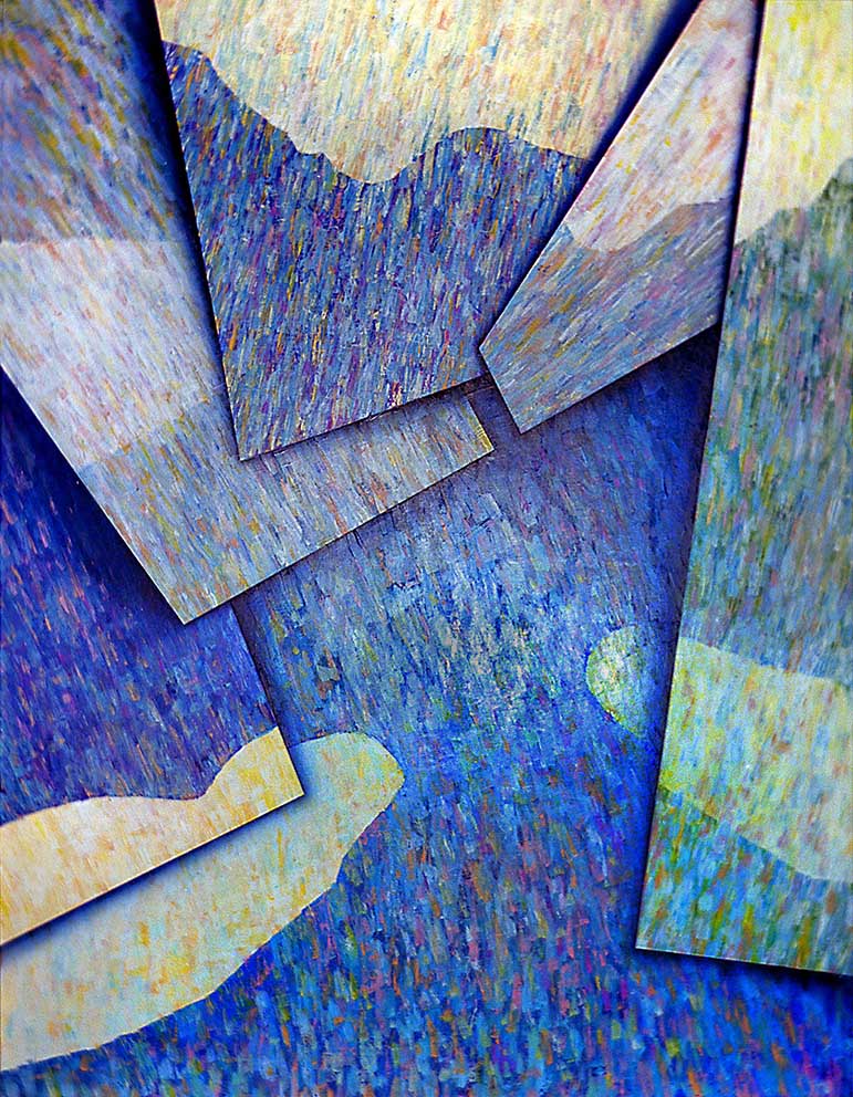 22 Lend skab, Acryl auf LW, 140 x 180cm, 1994