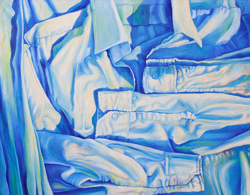 19 Vom Sprechen der Hüllen, Öl auf LW, 70 x 90cm, 1997