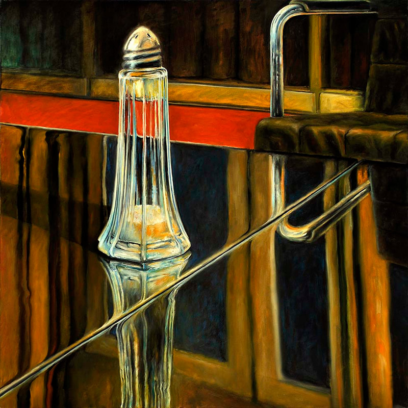 Interiors 13, 100 x 100cm, Öl LW, 2008