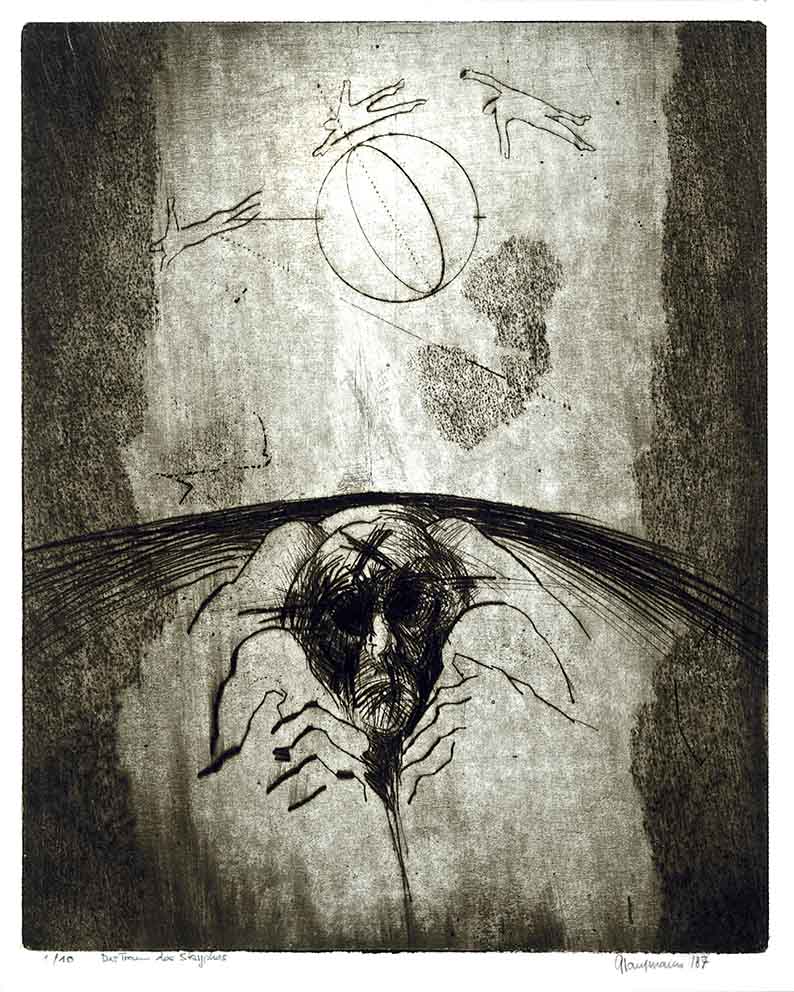 22 Der Traum des Sisiphos b,16x20cm,1987