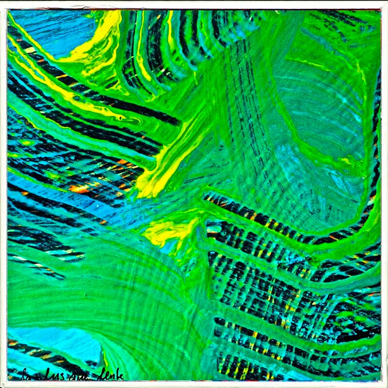 2 Tonspuren S6, .Debussy, "La plus que lente" MDF, 20 x 20cm, 2019