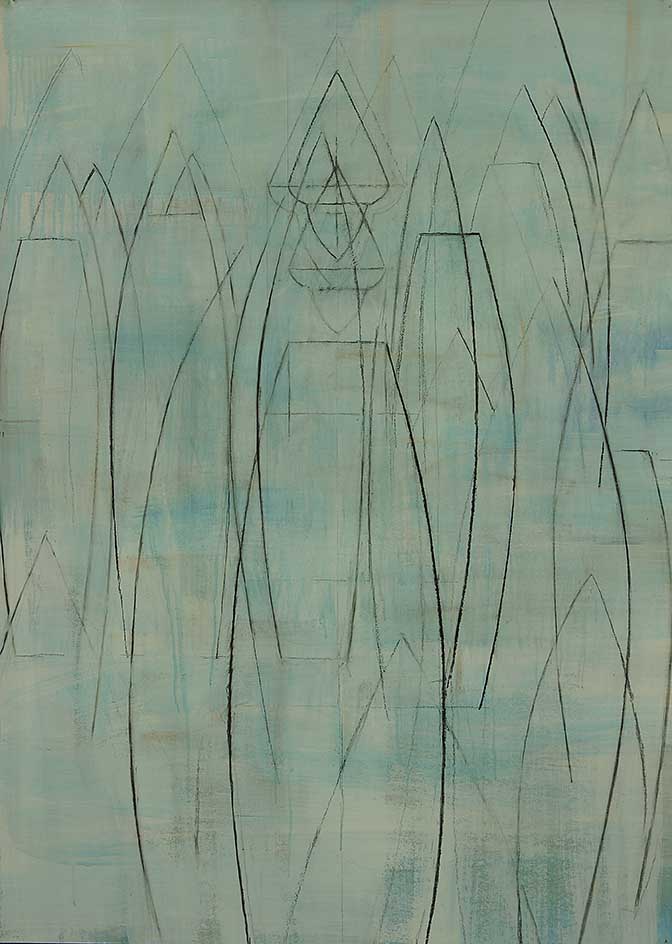 02 Gefässe, Kohle Acryl auf Papier, 91 x 128cm, 1995.jpg