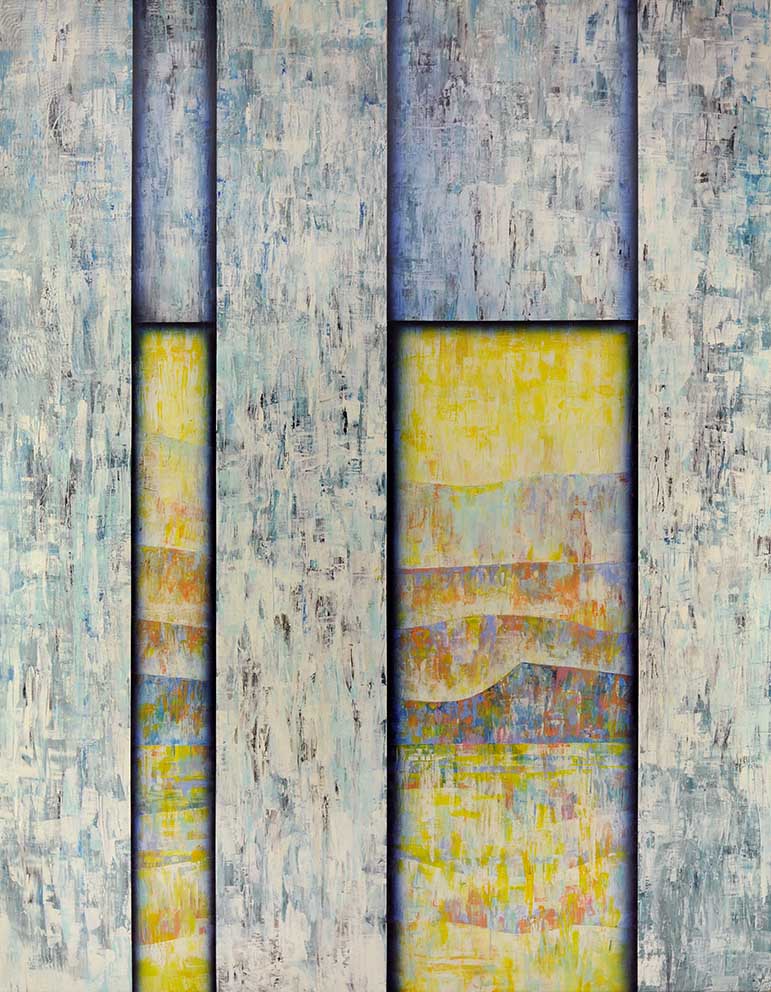 23 Lend skab, Acryl auf LW, 140 x 180cm, 1994