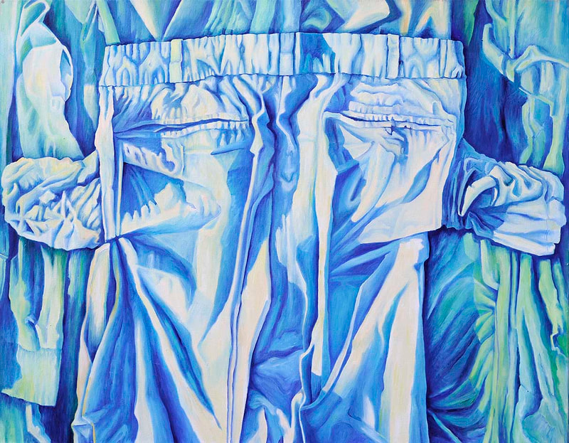 20 Vom Sprechen der Hüllen, Öl auf LW, 70 x 90cm, 1997