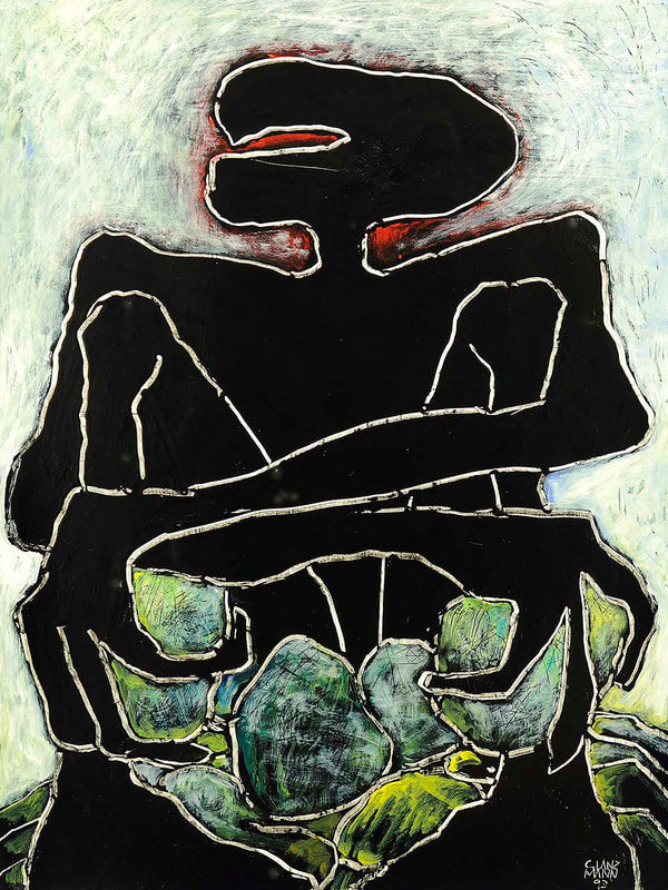 21 Translocation, Acryl auf HK, 60 x 80cm, 1993