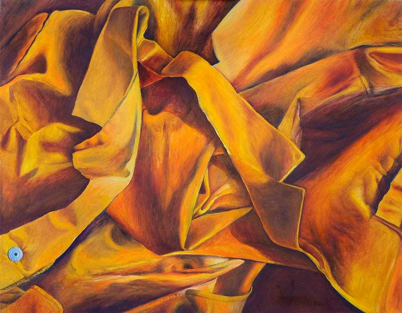 21 Vom Sprechen der Hüllen, Öl auf LW, 70 x 90cm, 1997