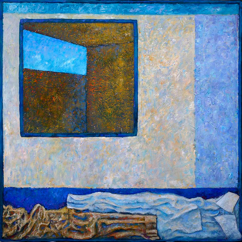 22 "Hüllen", Ölfarbe auf Relief-kaschiert, 2013