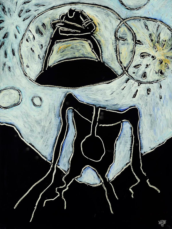 22 Translocation, Acryl auf HK, 60 x 80cm, 1993