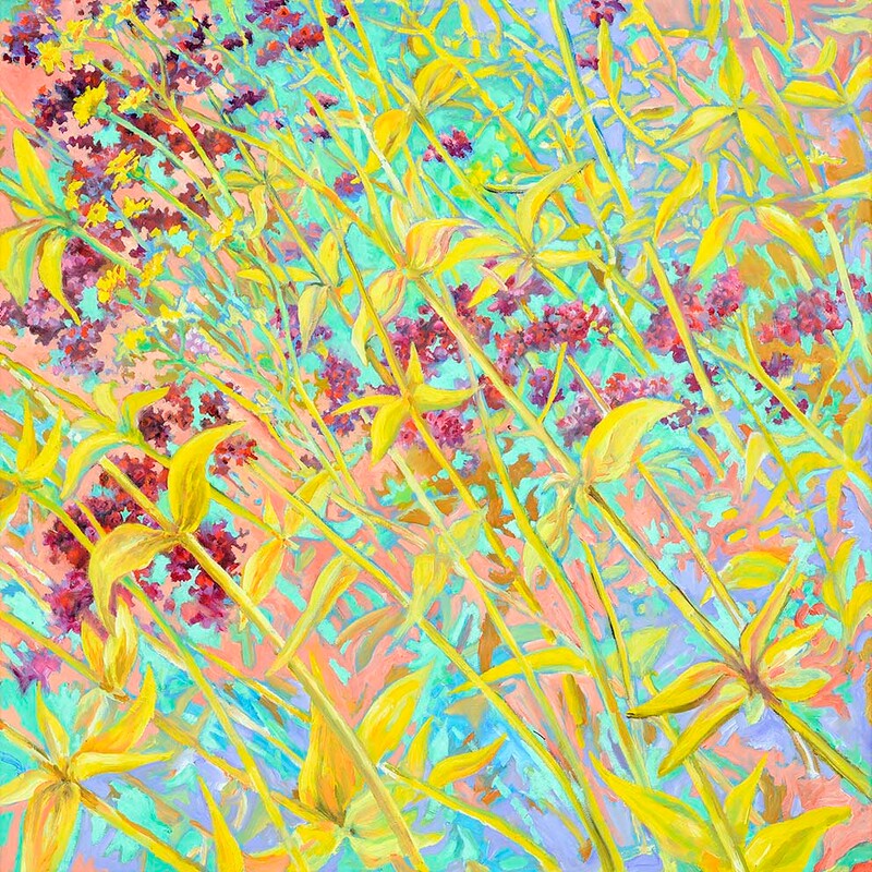 Flashback am Strassenrand"Nr.1,60x60cm,Öl-LW,2023