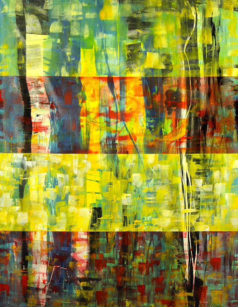 36b Lend skab, Acryl auf LW, 140 x 180cm, 1995