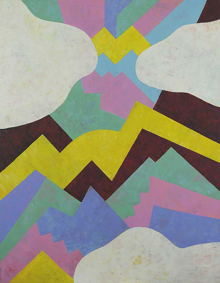 03 Lend skab, Acryl auf LW, 140 x 180cm, 1989/90