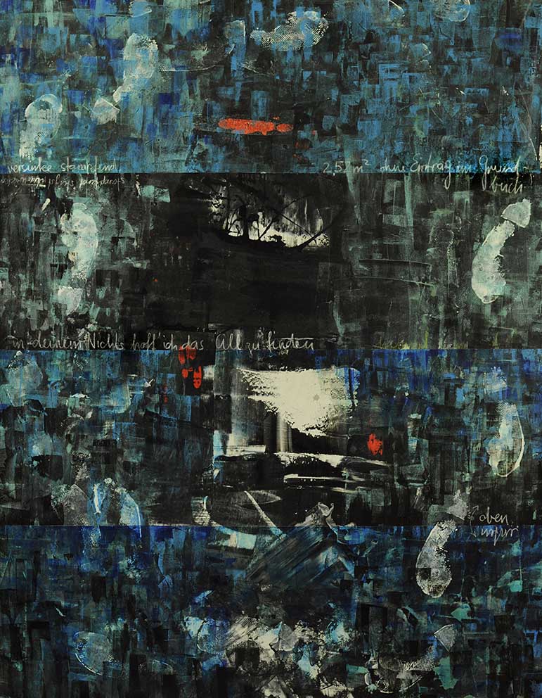 38 Lend skab, Acryl auf LW, 140 x 180cm, 1996