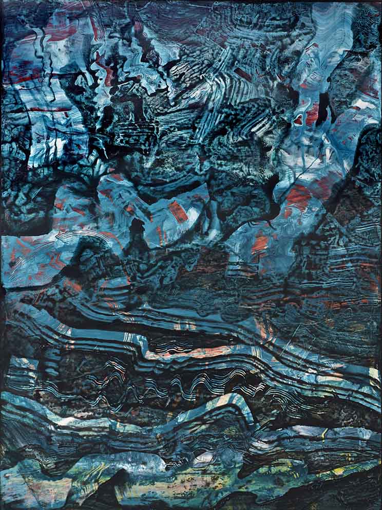 34 Tonspuren S6, Bruckner, Acryl auf MDF, 60 x 80cm, 2019 - 5
