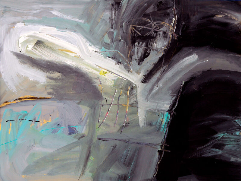 35 Isola Kreta, Mainade, Acryl auf HK, 60x80cm, 1995