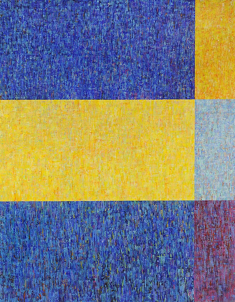 41 Lend skab, Acryl auf LW, 140 x 180cm, 1999
