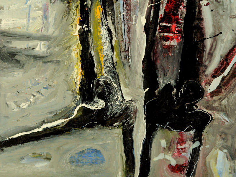 36 Isola, Mainaden, Acryl auf HK, 60x80cm, 1995