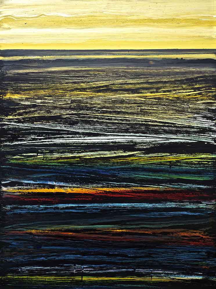 36 Tonspuren S6, Bruckner, Acryl auf MDF, 60 x 80cm, 2019 - 7