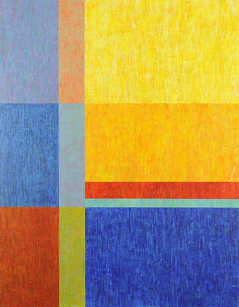 42 Lend skab, Acryl auf LW, 140 x 180cm, 1999