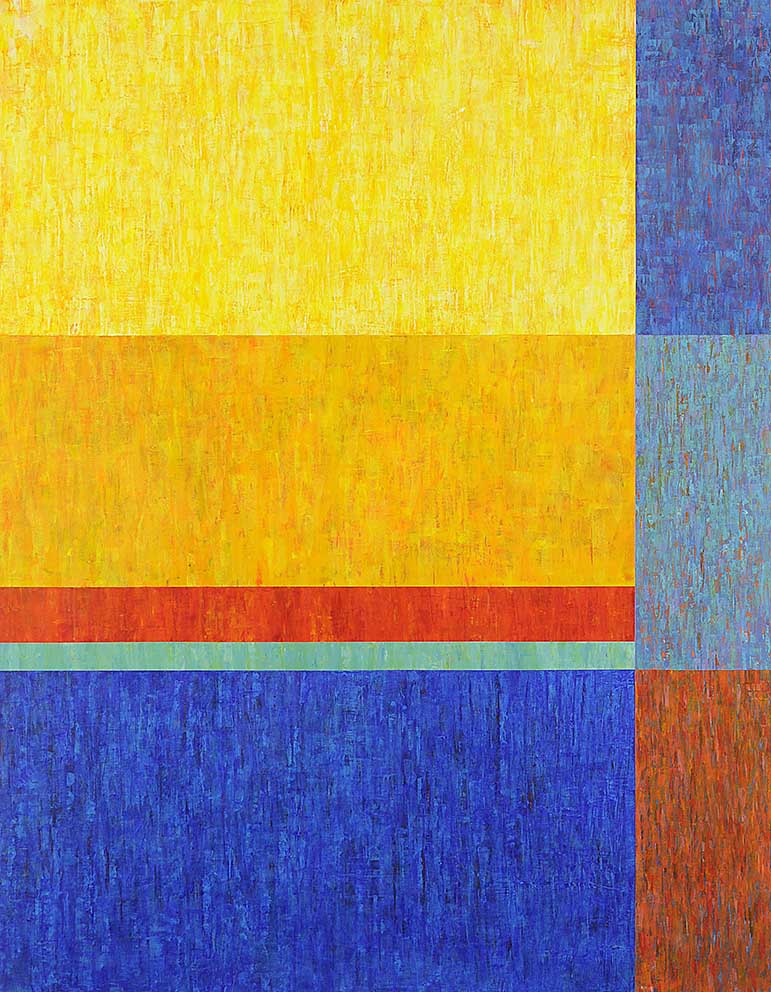 44 Lend skab, Acryl auf LW, 140 x 180cm, 1999