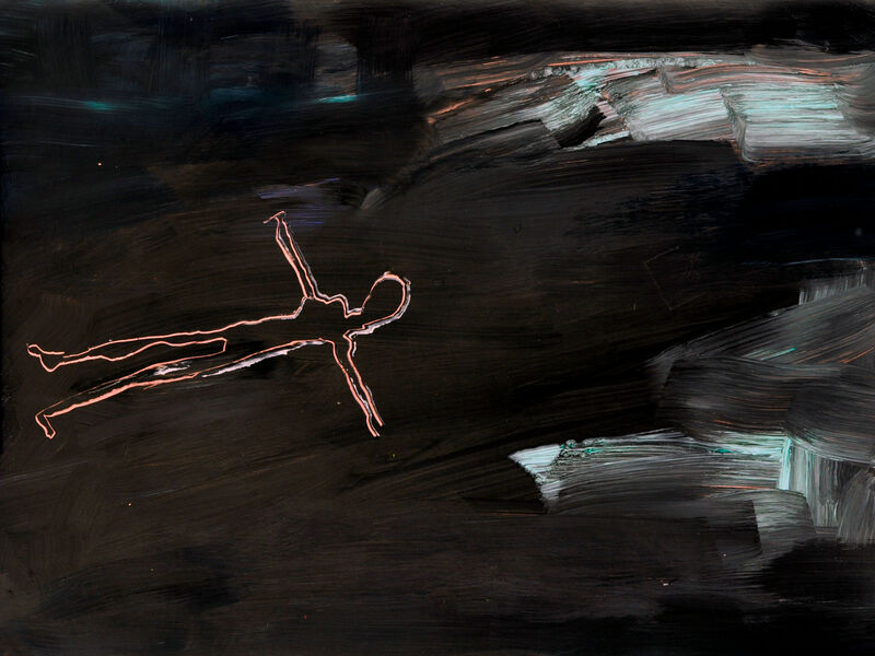 39 Isola-Isolé, Acryl auf HK, 60x80cm, 1995