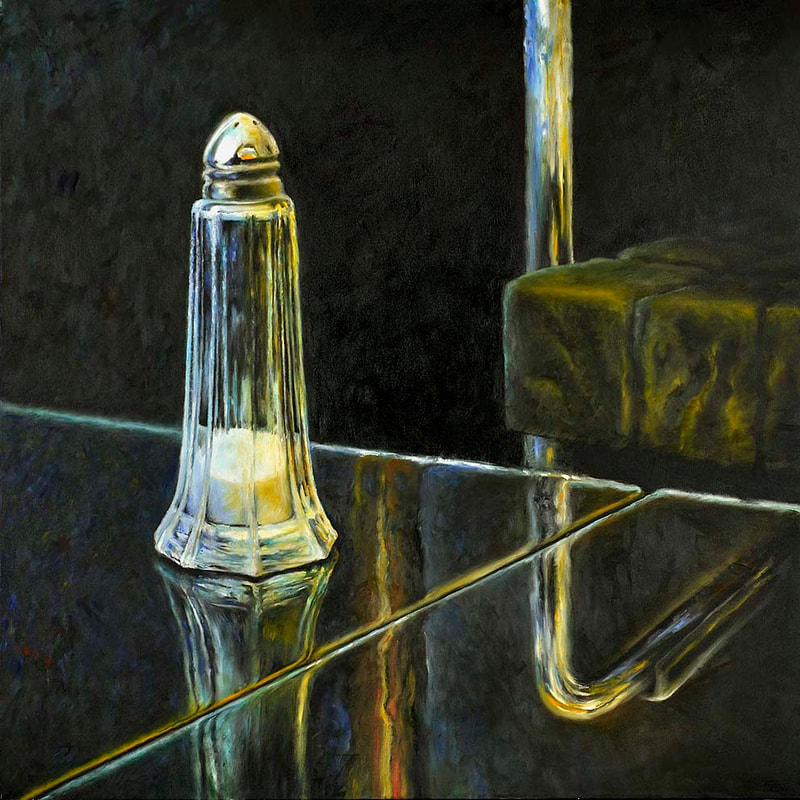 Interiors 14, 100 x 100cm, Öl LW, 2008