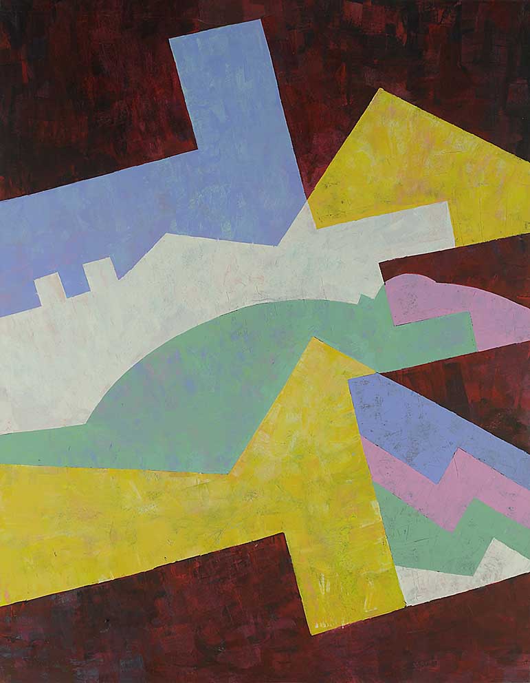04 Lend skab, Acryl auf LW, 140 x 180cm, 1989/90